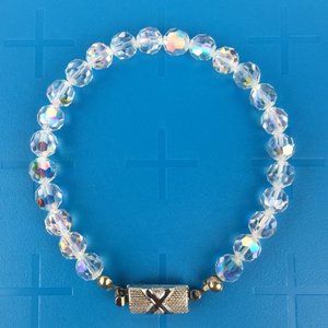 Austria Swarovski Clear Crystal Beaded Bracelet